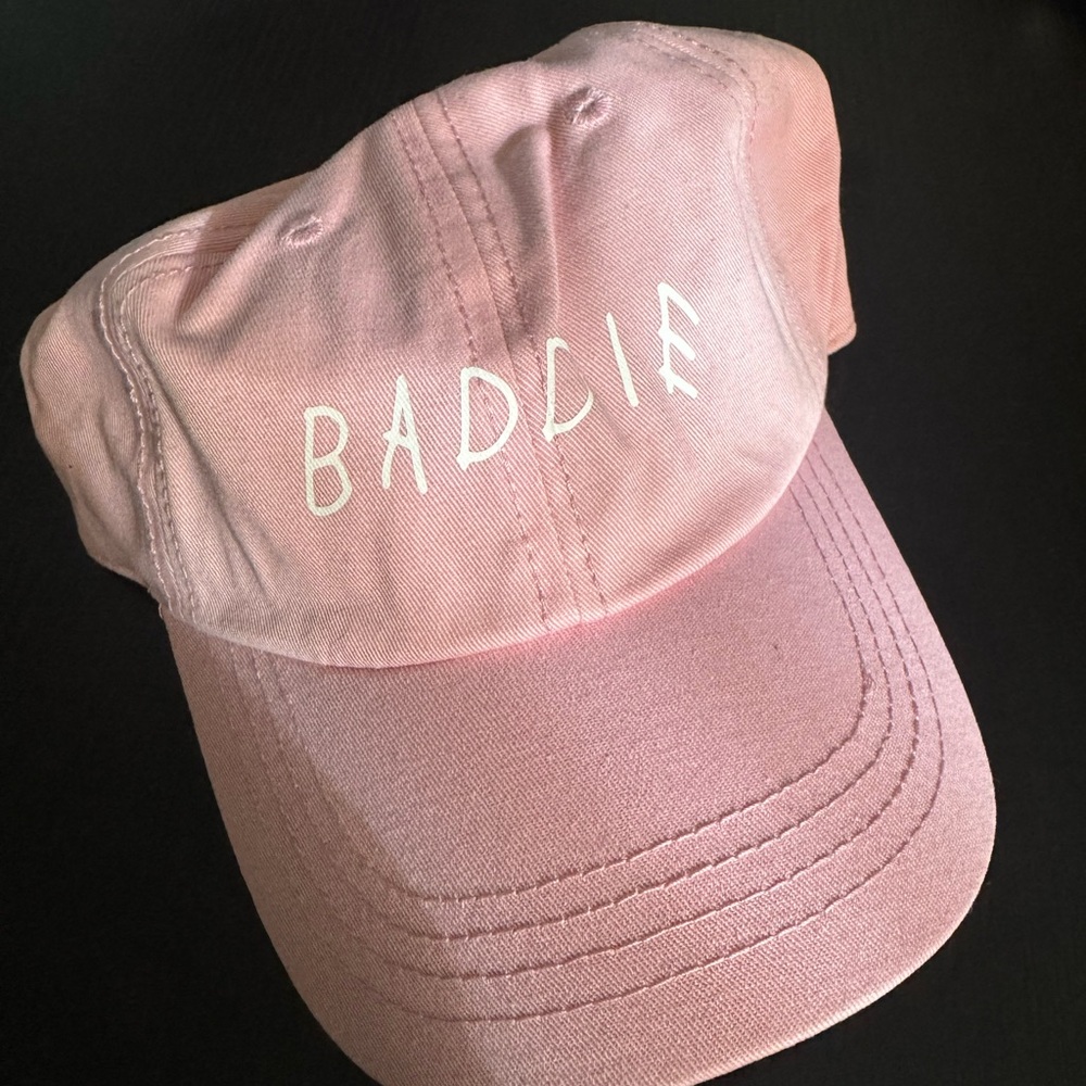 Pink 'BADDIE' Cap